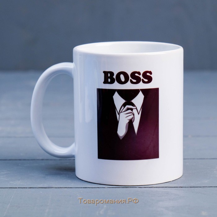 Кружка чайная керамическая "BOSS"