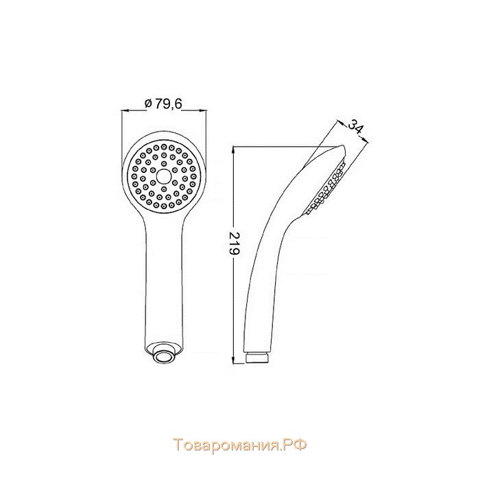 Душевая лейка IDDIS A11011