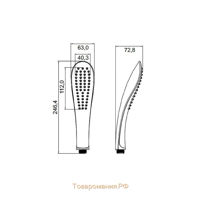 Душевая лейка IDDIS, 021, 0211F00I18