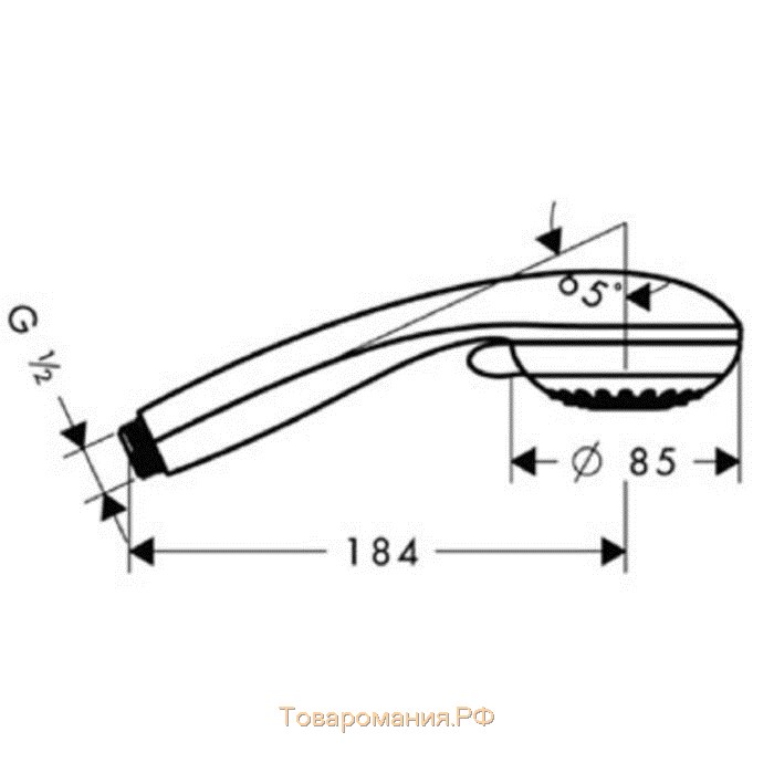 Ручной душ Hansgrohe Crometta 85 Vario