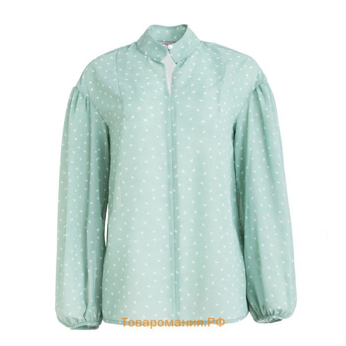 Рубашка женская MINAKU: Green trend цвет зелёный, р-р 42