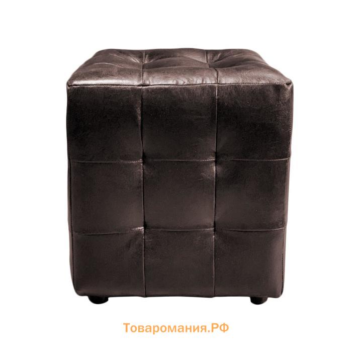 Пуф экокожа Dark Brown