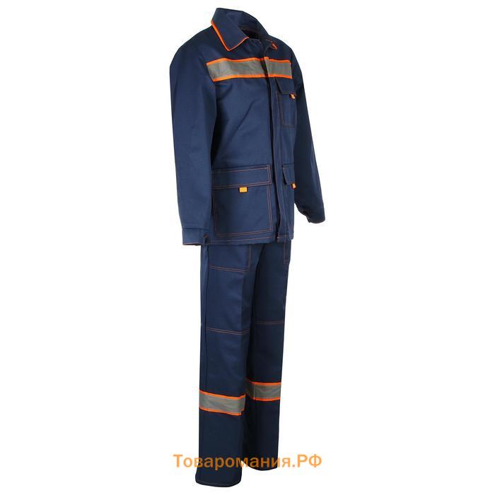 Костюм рабочий для защиты от ОПЗ и МВ, куртка+брюки, хлопок/полиэфир, размер 48-50/170-176