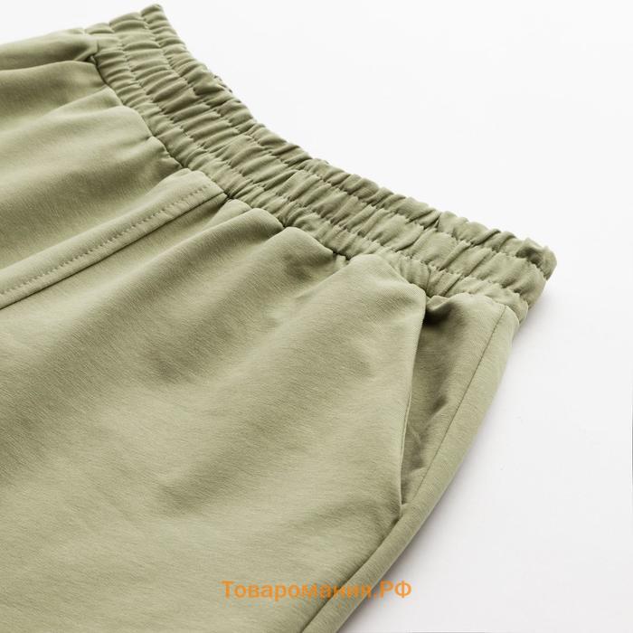 Костюм женский (свитшот, брюки) MINAKU: Casual Collection цвет фисташковый, размер 50
