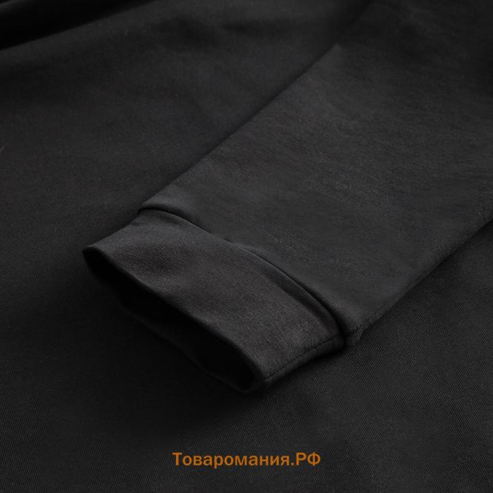 Костюм женский (худи, брюки) MINAKU: Casual Collection цвет чёрный, размер 52