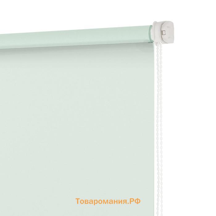 Рулонная штора «Свежая мята», 160х175 см, цвет зеленый