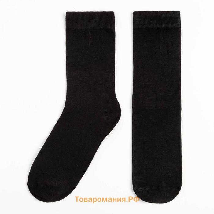 Носки мужские KAFTAN размер  41-44 (27-29 см), черный