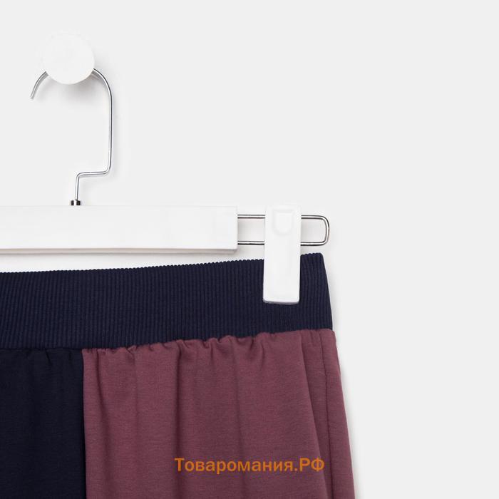 Комплект женский (толстовка/брюки) цвет амарантовый, размер 44