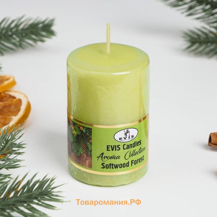 Свеча ароматическая новогодняя "Исполнение желаний", солёная карамель, 4×6 см, в коробке
