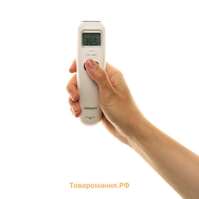 Термометр электронный OMRON Gentle Temp 720 (MC-720-E), инфракрасный, память, звуковой сигнал, белый