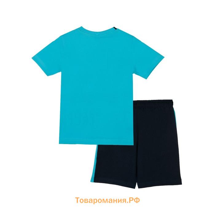 Комплект для мальчика: футболка, шорты, рост 110 см