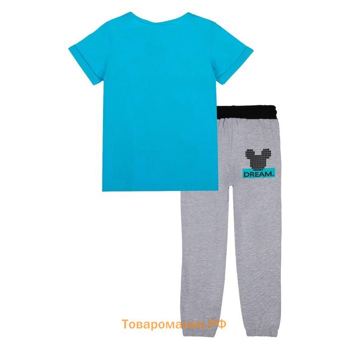 Комплект для мальчика Disney: футболка, брюки, рост 110 см