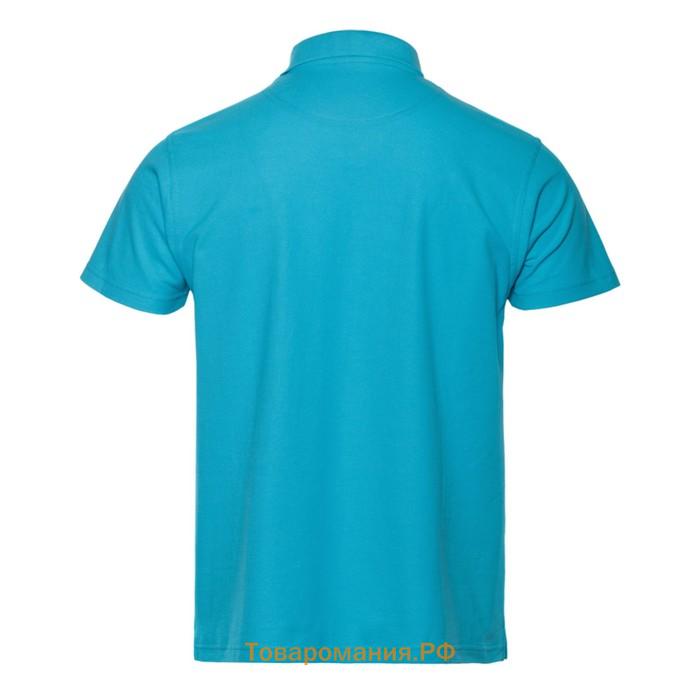 Рубашка мужская, размер 44, цвет бирюзовый