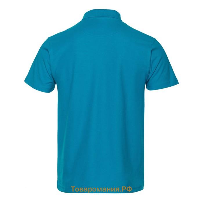 Рубашка мужская, размер 44, цвет лазурный