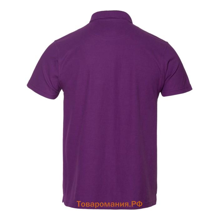 Рубашка мужская, размер M, цвет фиолетовый