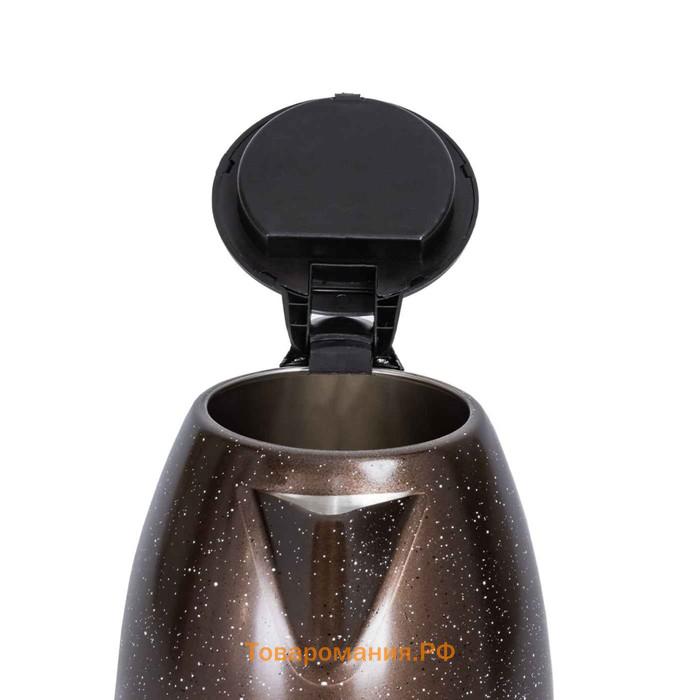 Чайник электрический Econ ECO-1892 KE, 1500 Вт, 1.8 л, коричневый