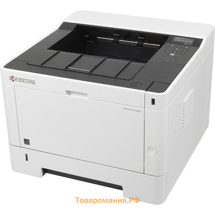Принтер лазерный чёрно-белый Kyocera Ecosys P2040DN bundle, A4, картридж в комплекте