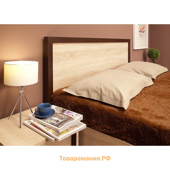 Кровать Bauhaus 5, 900 × 2000 мм, без основания, цвет дуб сонома / орех шоколадный