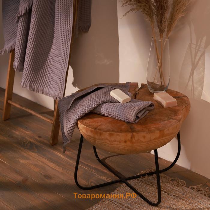 Полотенце вафельное SL HOME: Boho "Софт Мист" 50х90 см, 100% хлопок, 300 г/м2