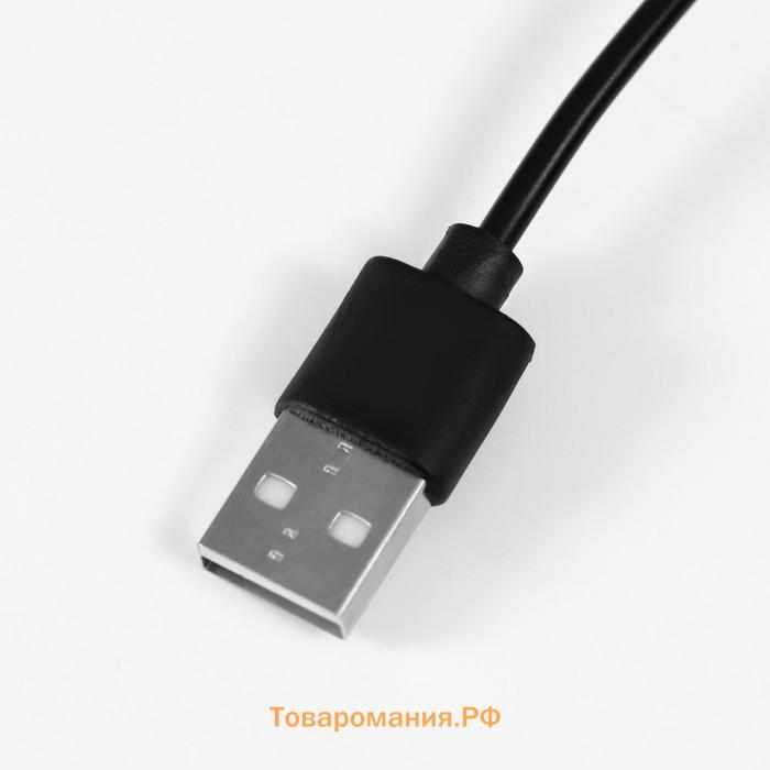 Лампа-лупа х5 ×25 для творчества LEDx33 от 3АAA+ USB линзы d=0.6 см и 12.5 см 5×9.5×21.5 см