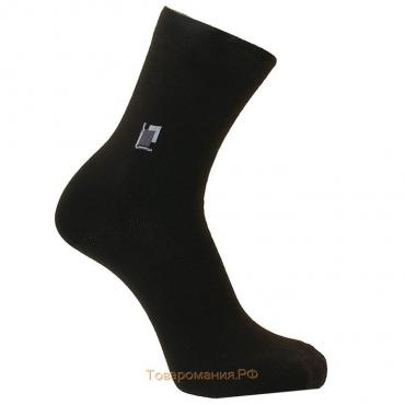 Носки мужские, размер 27-29, цвет чёрный