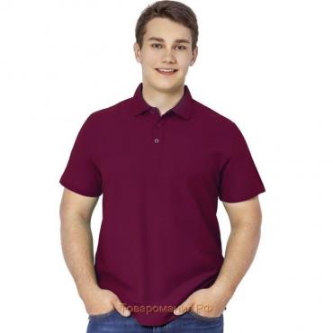 Рубашка мужская, размер 54, цвет винный