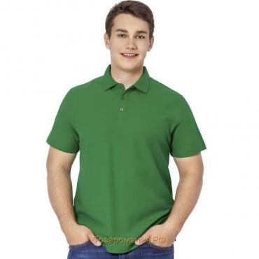 Рубашка мужская, размер 52, цвет зелёный