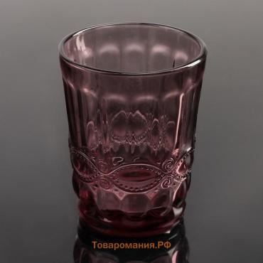 Стакан Magistro «Ла-Манш», 220 мл, стекло, розовый