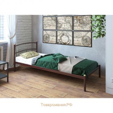 Кровать «Хостел», 800×2000 мм, металл, цвет коричневый