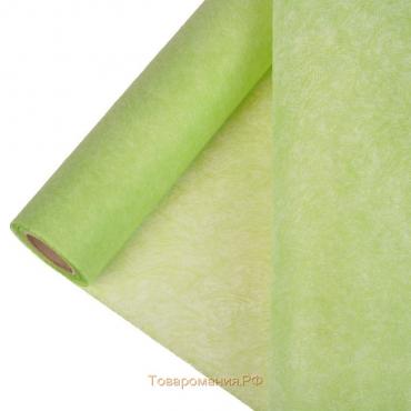Фетр для упаковок и поделок, ELITUPAK, ламинированный, рельефный, лаймовый, зеленый, двусторонний, рулон 1шт., 0,5 х 5 м