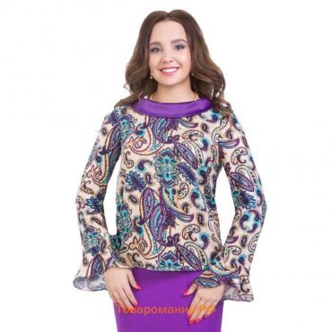 Блуза женская, размер 44, цвет фиолетовый