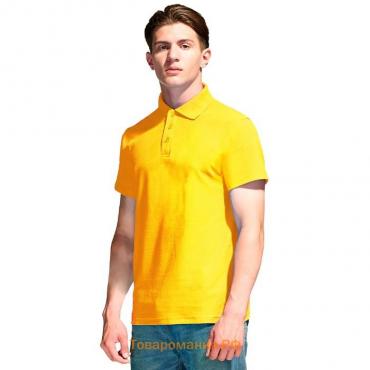 Рубашка мужская, размер 58, цвет жёлтый