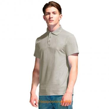 Рубашка мужская, размер 58, цвет светло-серый