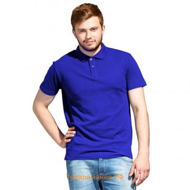 Рубашка унисекс, размер 40, цвет синий