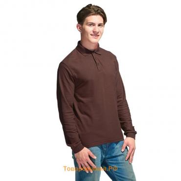 Рубашка мужская, размер 46, цвет тёмно-шоколадный