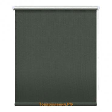 Рулонная штора блэкаут «Сильвер», 72 х 175 см, цвет графит