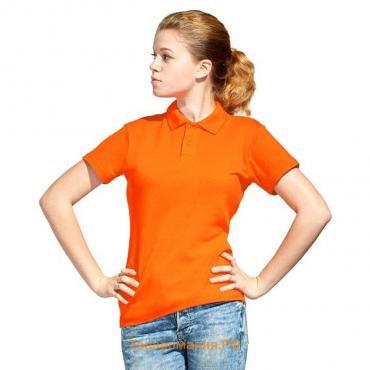 Рубашка унисекс, размер 44, цвет оранжевый