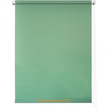 Рулонная штора «Плайн», 57 х 175 см, цвет светло-зелёный