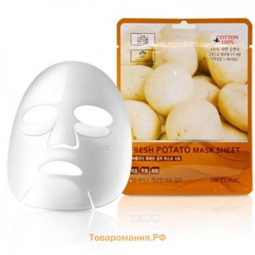 Тканевая маска для лица 3W Clinic с экстрактом картофеля, 23 мл