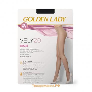Колготки женские Golden Lady Vely, 20 den, размер 2, цвет nero