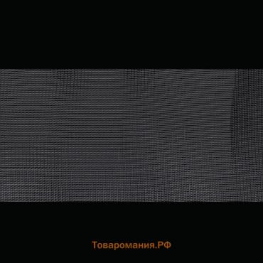 Шторная лента фиксированная сборка, органза, 10 см, 50 ± 1 м, цвет прозрачный