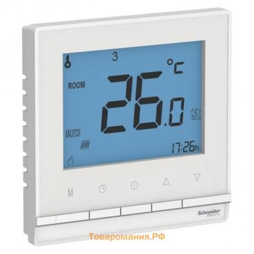 Термостат цифровой SE AtlasDesign, 16 A, для тёплого пола, белый, ATN000138
