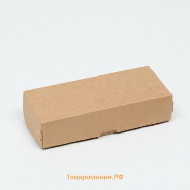 Коробка складная, крафт, 17 х 7 х 4 см