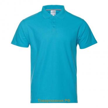 Рубашка мужская, размер 52, цвет бирюзовый