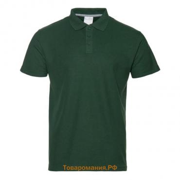 Рубашка мужская, размер XXL, цвет тёмно-зелёный
