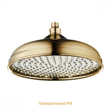 Душевая лейка Lemark LM9830G, 303 мм, стационарная, круглая, цвет золото