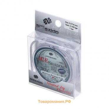 Леска Shii Saido Ice Shadow, диаметр 0.074 мм, тест 0.48 кг, 30 м, прозрачная