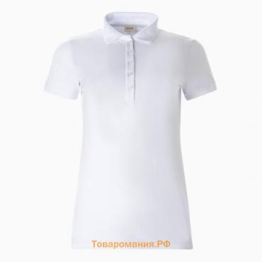 Футболка (поло) женская MINAKU REGULAR FIT: цвет белый, р-р 50